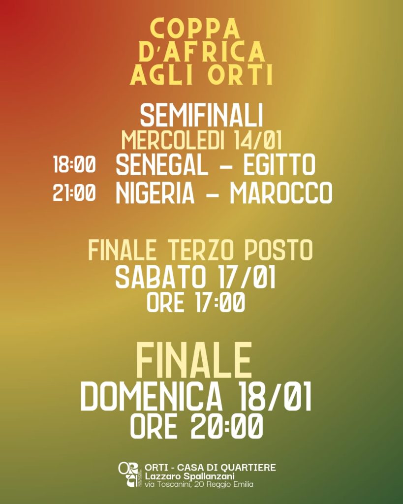 Coppa d'Africa agli Orti - gran finale!