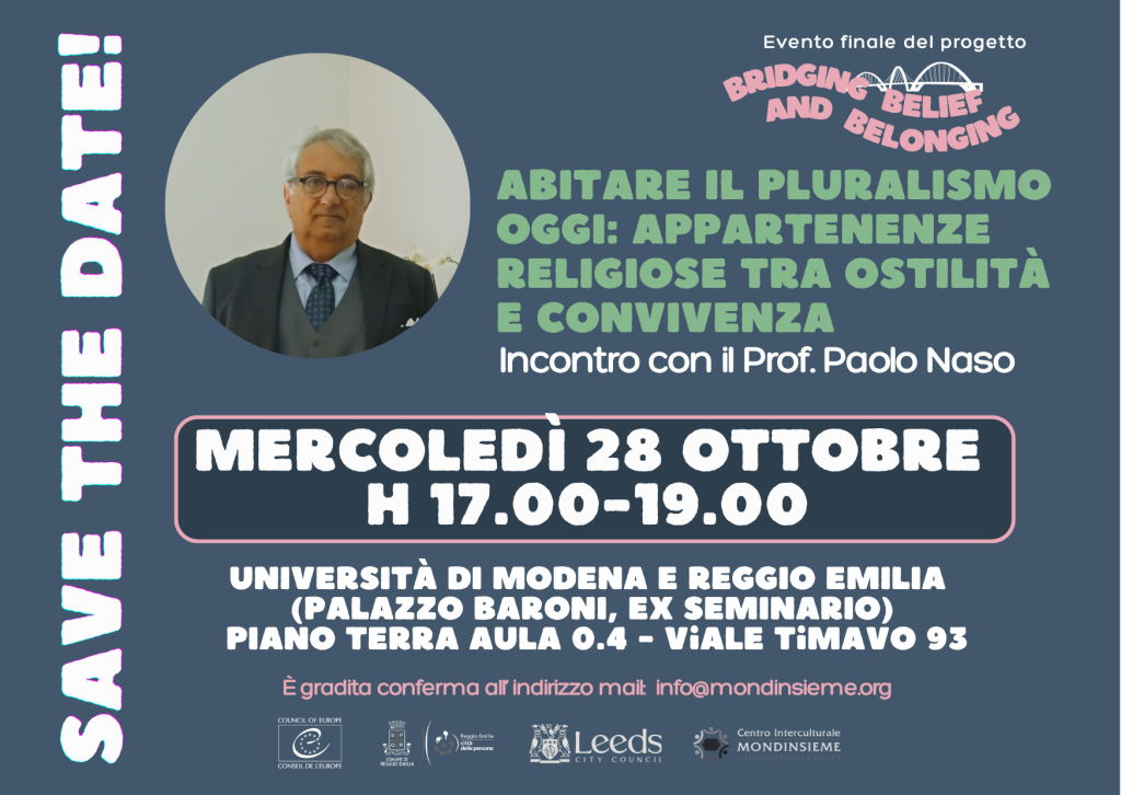 Abitare il pluralismo oggi - incontro con il prof. Paolo Naso